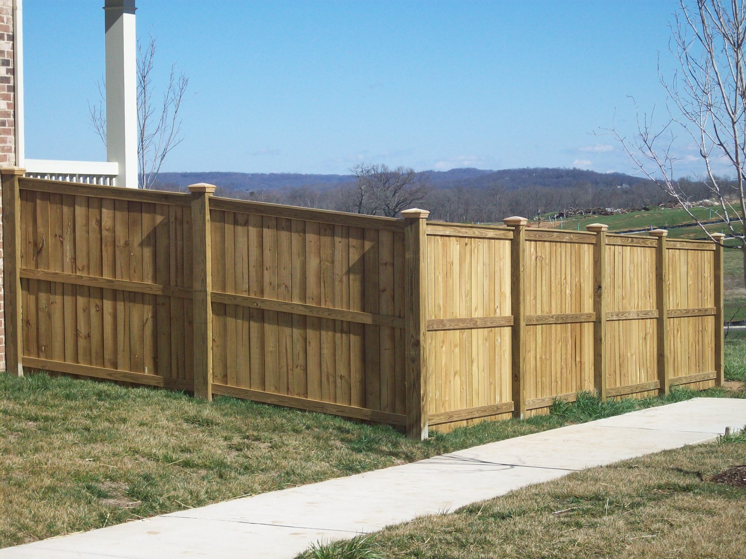 wood fencing
