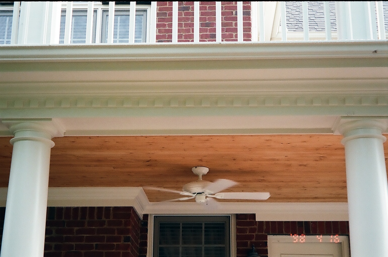 a porch that needs remodeling