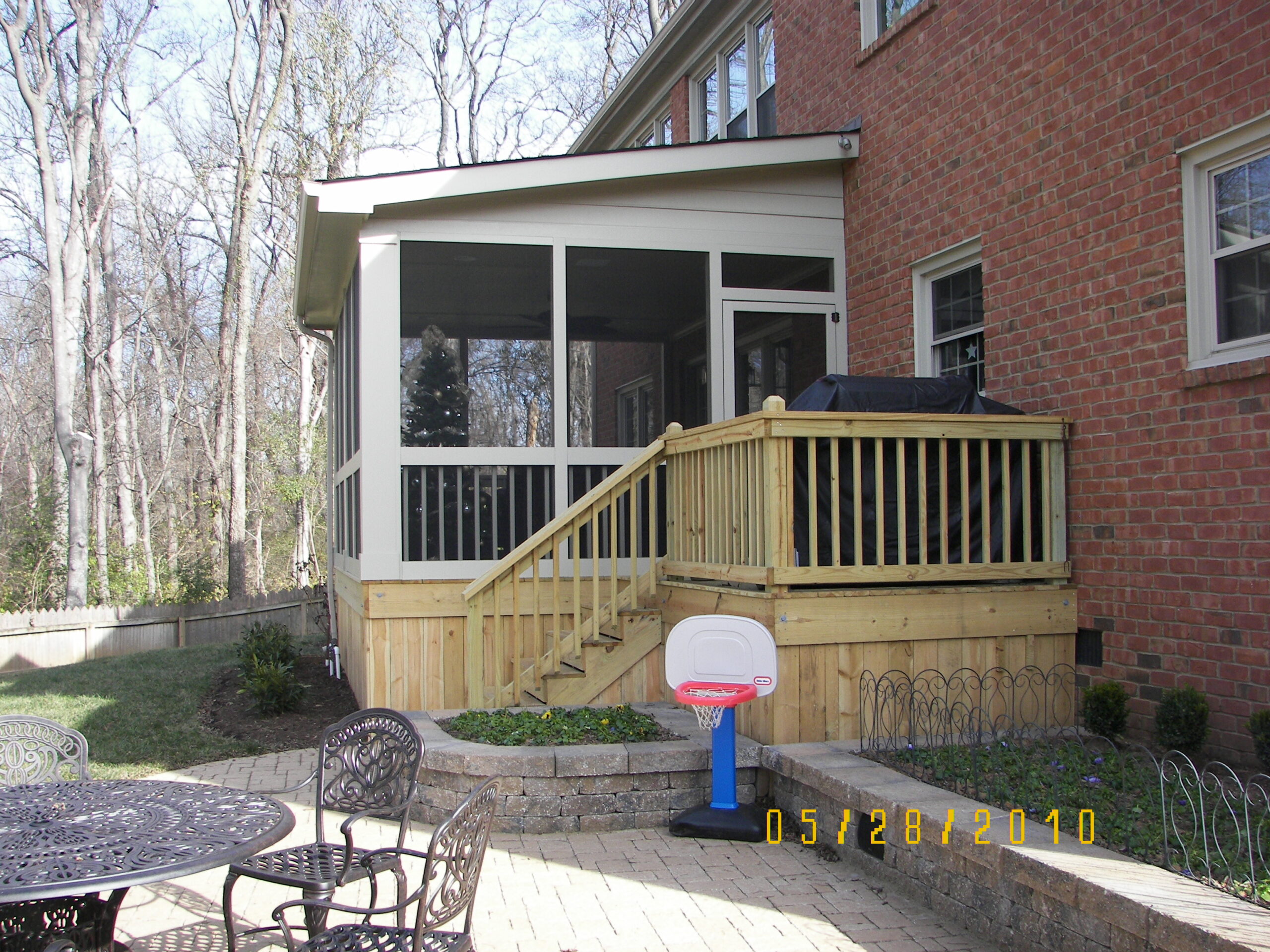 Screened porch