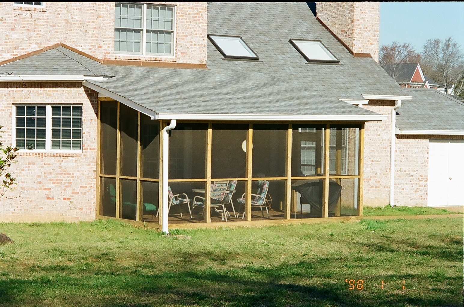 A screened porch in Nashville